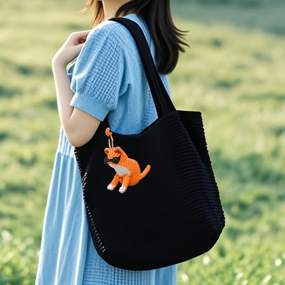 DIY Cat Crochet Starter Kits For Beginners Cat, Fish, Cat Paw Crochet Set Beginners Making Gifts, Coasters, Ornaments With Step-by-Step Video Tutorials Easy Amigurumi Crochet Kit